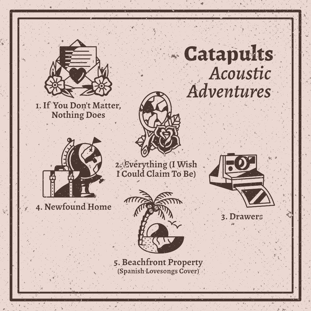 Catapults - Acoustic Adventures Cover backside artwork