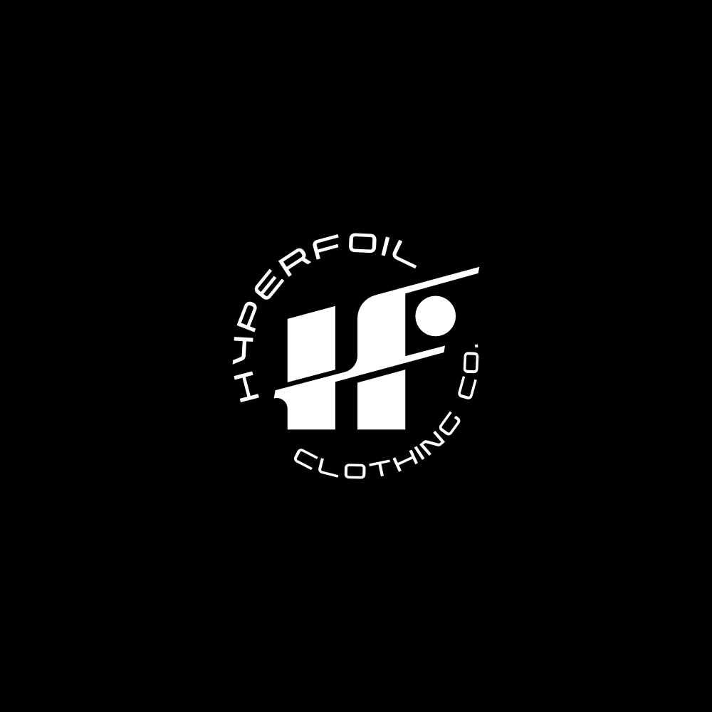 Hyperfoil Clothing logo variant on black background